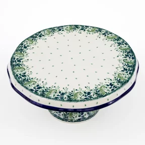 Tortownica ceramiczna 148 <br> 2206X Zielone paprocie